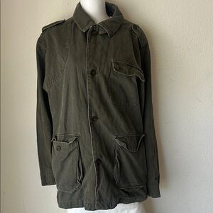 Vintage Columbia Sportswear River Lodge Men's Olive Military Field Jacket